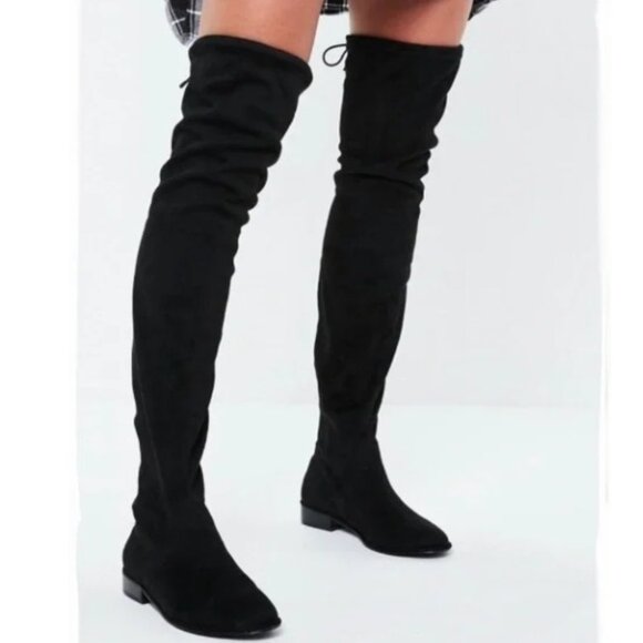 Charles By Charles David Gammon Over-the-knee thigh high boots in black - Picture 1 of 7
